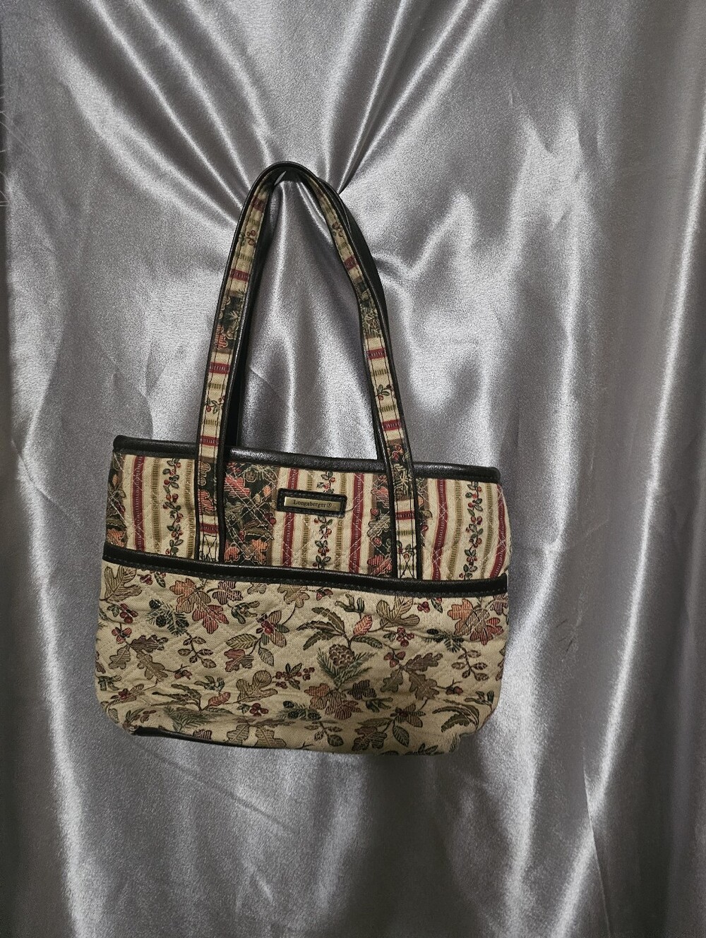 Longaberger Autumn Path tote bag